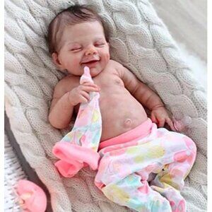 ❤️ 19 inch Baby Girl Doll  Full Silicone Reborn Newborn
